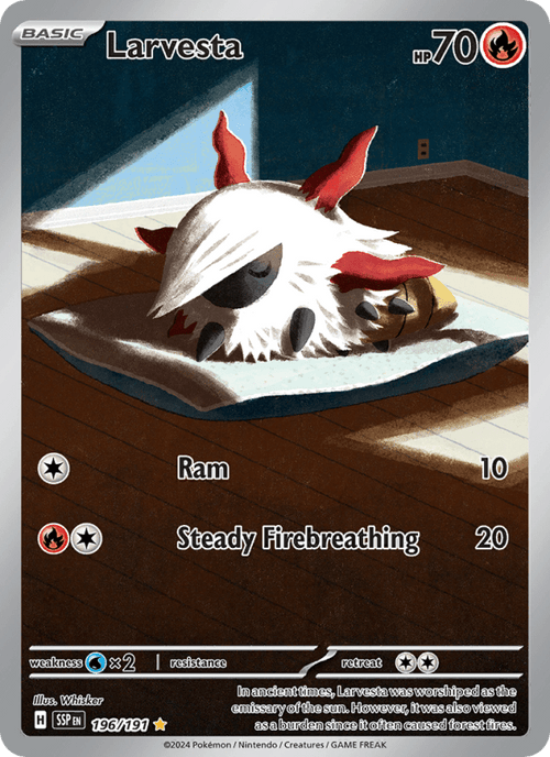 Larvesta #196/191 - Surging Sparks
