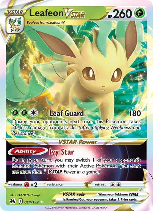 Leafeon VSTAR #014/159 - Crown Zenith
