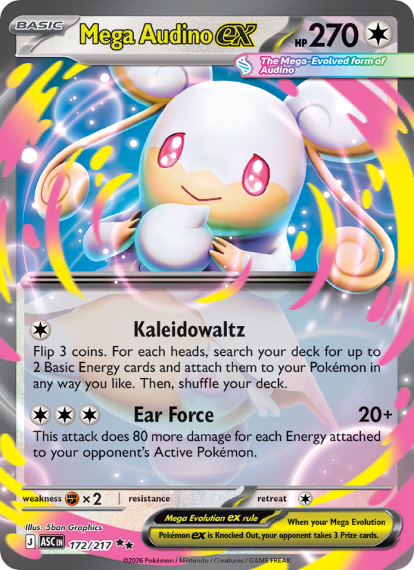 Mega Audino ex #172/217 - Ascended Heroes