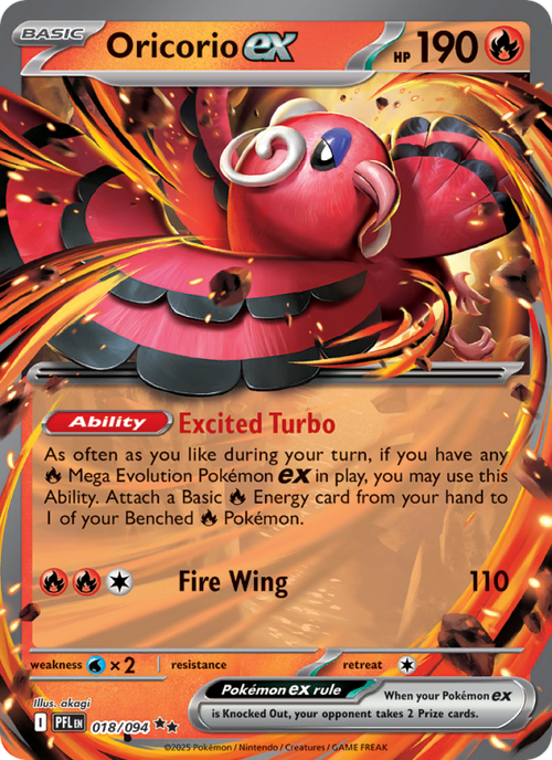 Oricorio ex #018/080 - Inferno X