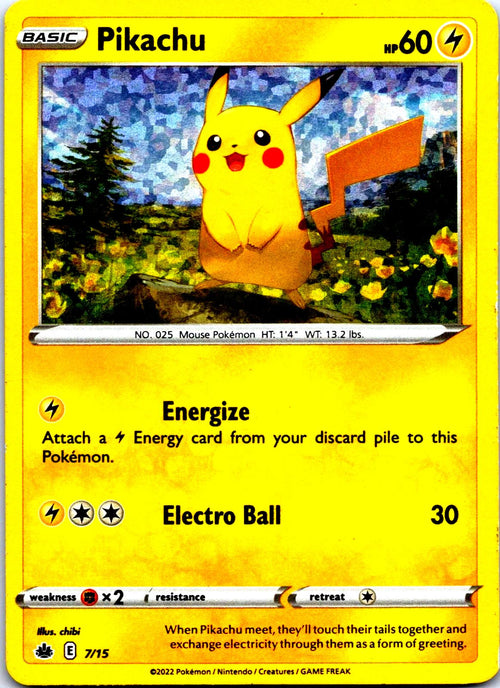 Pikachu #7/15 - McDonald's Promos 2022