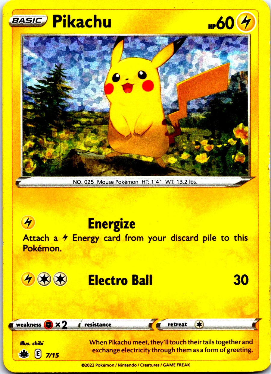 Pikachu #7/15 - McDonald's Promos 2022