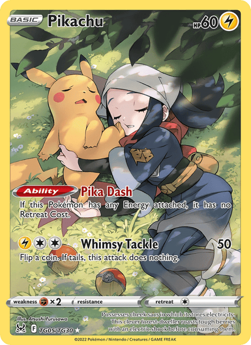 Pikachu #TG05/TG30 - Lost Origin Trainer Gallery