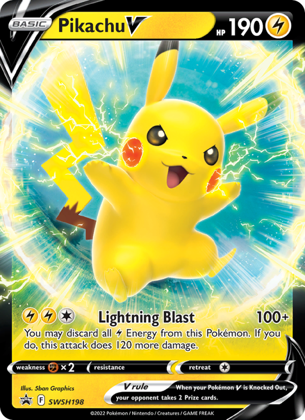 Pikachu V #SWSH198 - Sword & Shield Promo