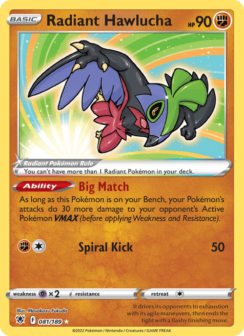 Radiant Hawlucha #081/189 - Astral Radiance
