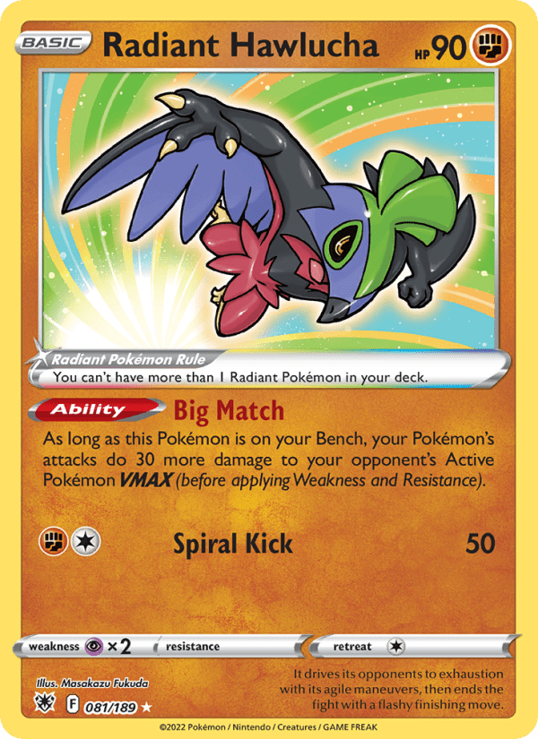 Radiant Hawlucha #081/189 - Astral Radiance