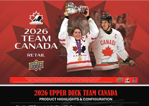 2025/26 Upper Deck Team Canada Blaster Box/Case PRE ORDER