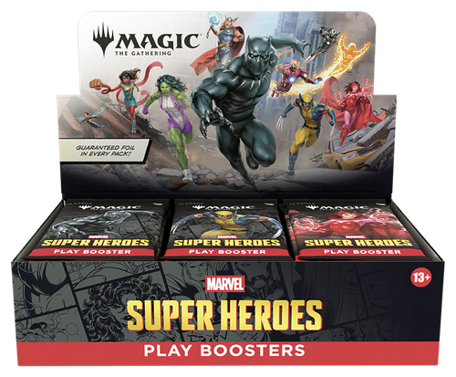 Magic The Gathering Marvel Super Heroes Play Booster Box/Case PRE ORDER