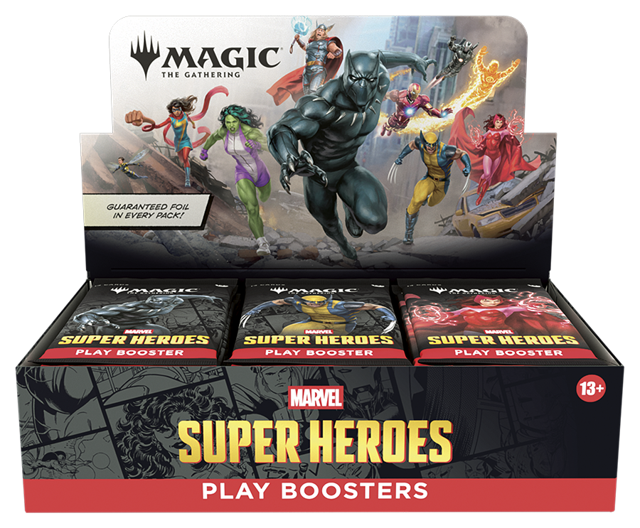 Magic The Gathering Marvel Super Heroes Play Booster Box/Case PRE ORDER