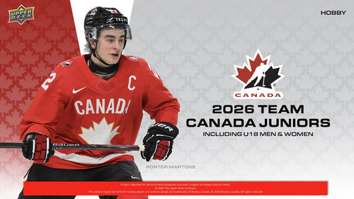 2026 Upper Deck Team Canada Juniors Hockey Hobby Box/Case PRE ORDER