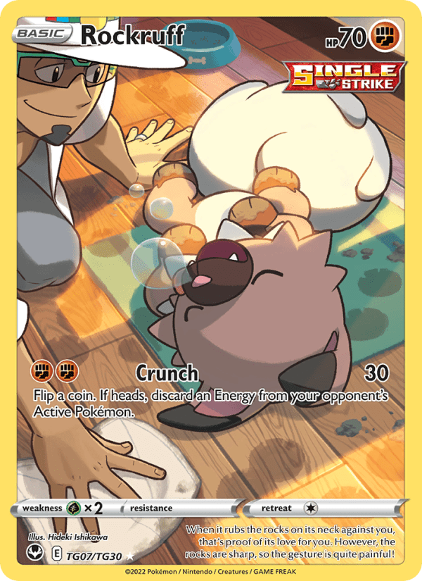 Rockruff #TG07/TG30 - Silver Tempest Trainer Gallery
