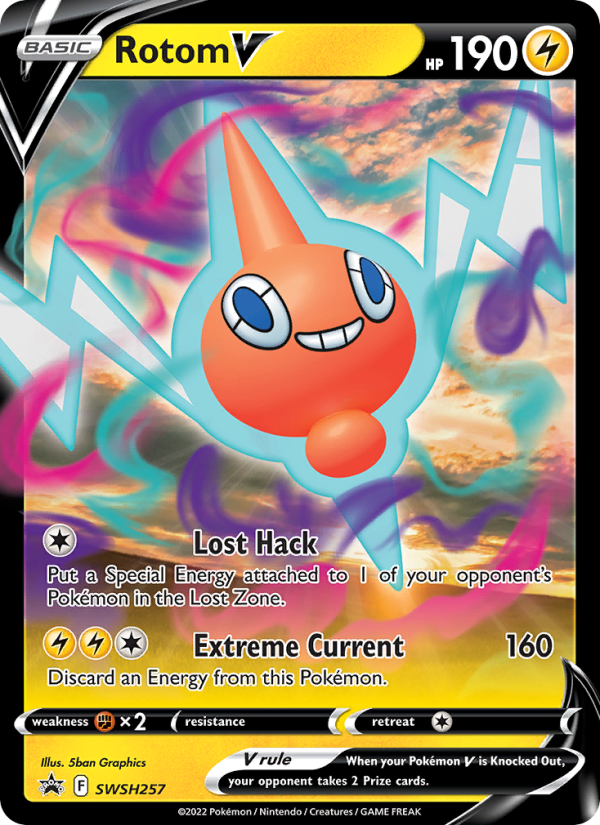 Rotom V #SWSH257 - Sword & Shield Promo