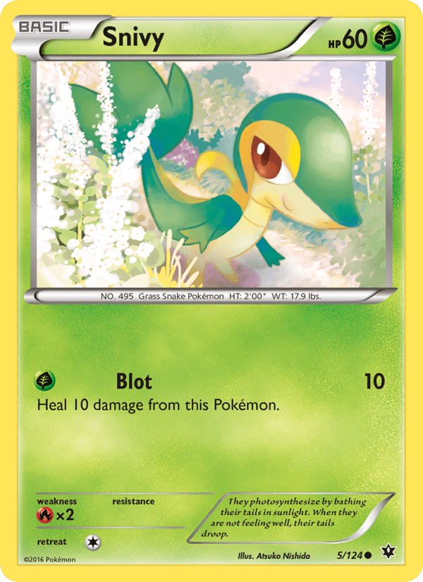 Snivy #5/25 - McDonald's 25th Anniversary Promos