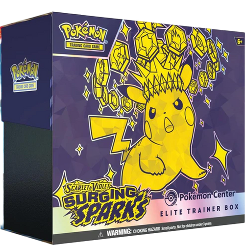 Surging Sparks Pokémon Center Elite Trainer Box