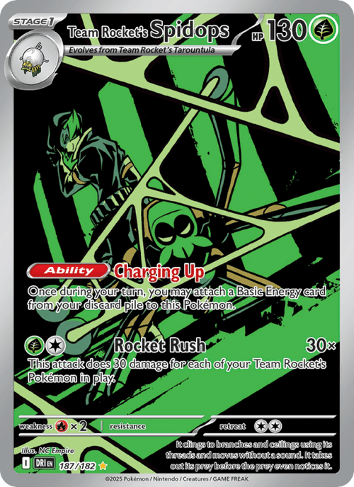 Team Rocket's Spidops #187/182 - Destined Rivals