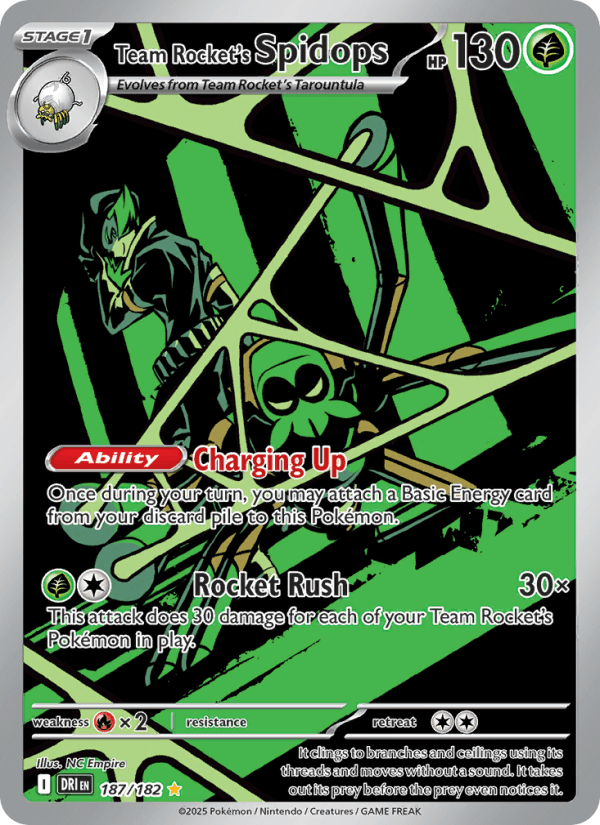 Team Rocket's Spidops #187/182 - Destined Rivals