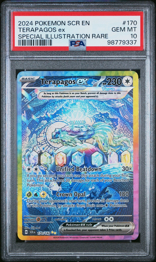 Terapagos ex #170/142 - Stellar Crown - PSA 10.0 GEM MINT