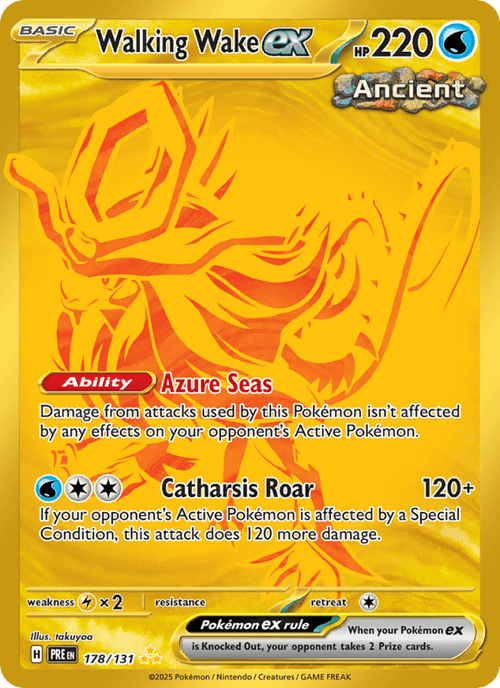 Walking Wake ex #178/131 - Prismatic Evolutions