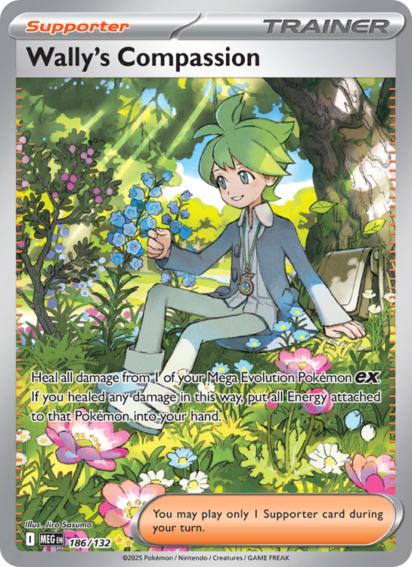 Wally's Compassion #186/132 - Mega Evolution