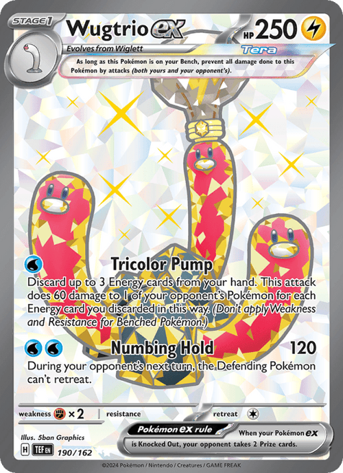 Wugtrio ex #190/162 - Temporal Forces