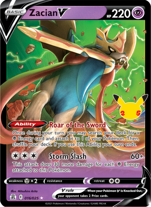 Zacian V #016/025 - Celebrations