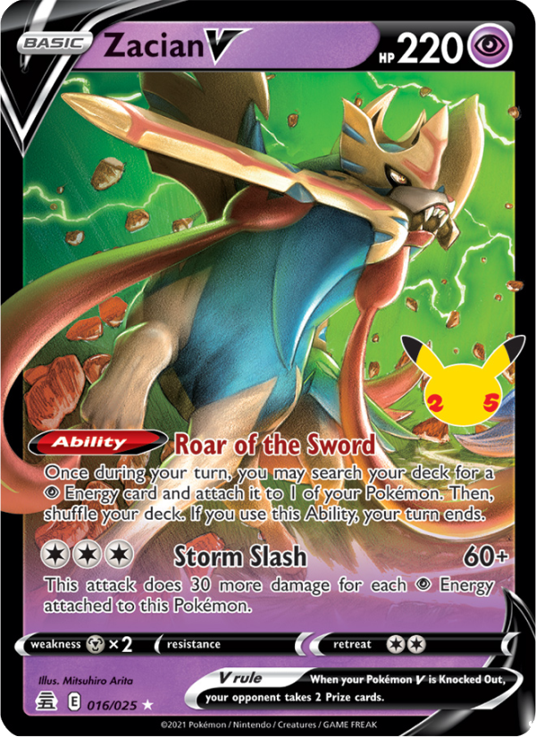 Zacian V #016/025 - Celebrations